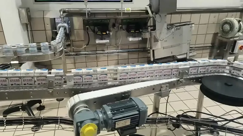 Конвейерная система для молочной промышленности